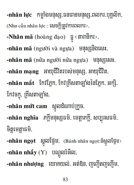 Từ điển Việt Khmer