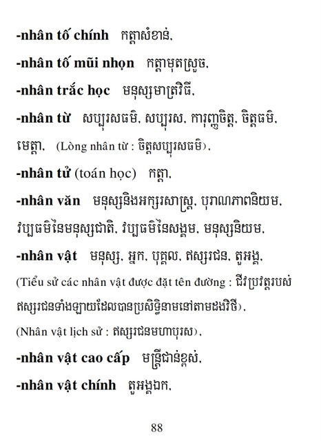 Từ điển Việt Khmer