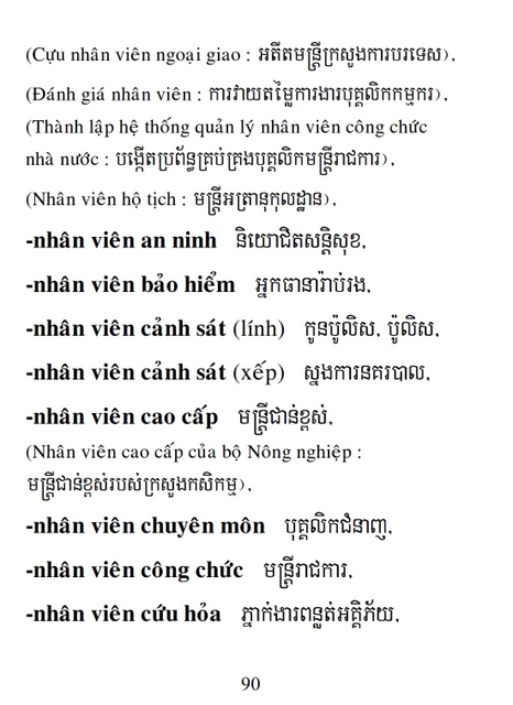 Từ điển Việt Khmer