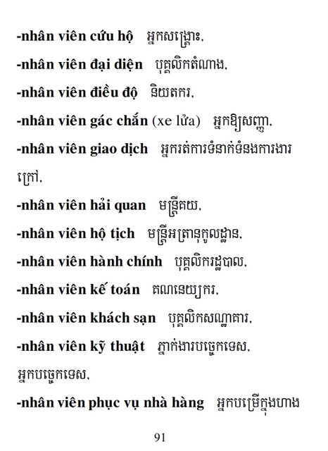 Từ điển Việt Khmer