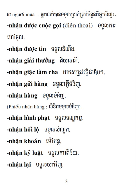 Từ điển Việt Khmer