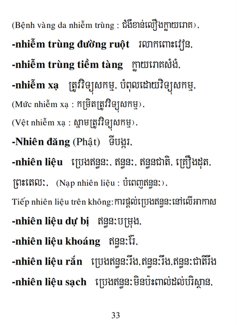 Từ điển Việt Khmer