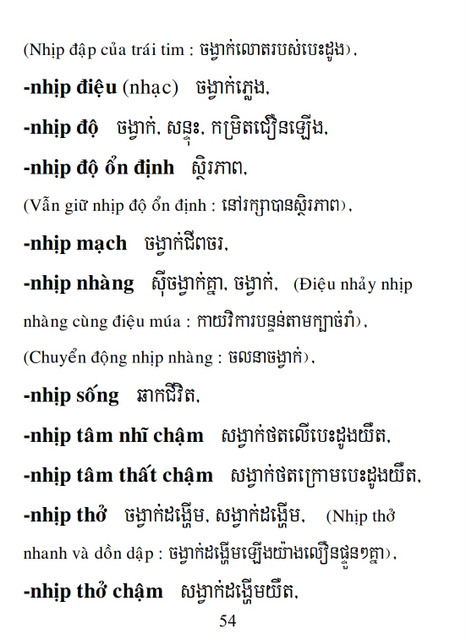 Từ điển Việt Khmer