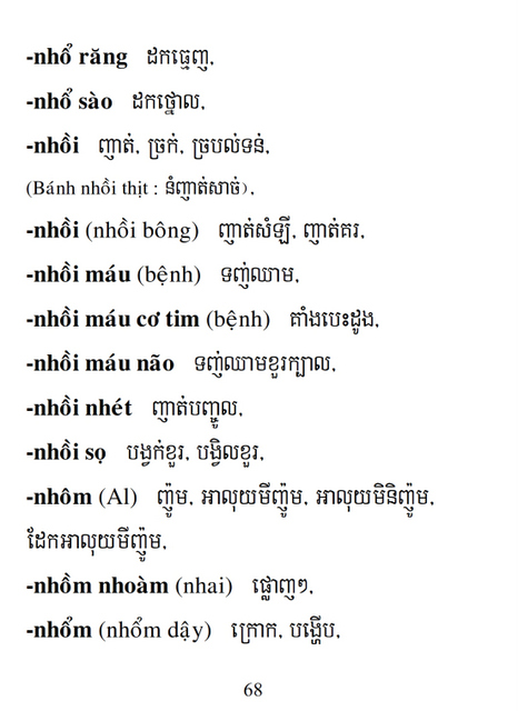 Từ điển Việt Khmer