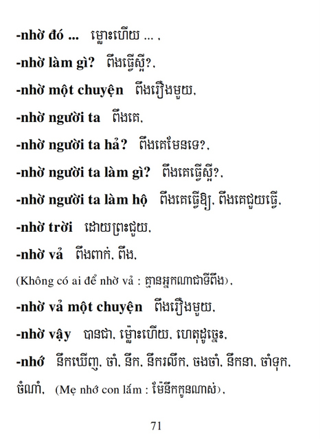 Từ điển Việt Khmer