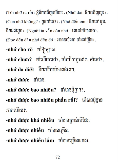 Từ điển Việt Khmer