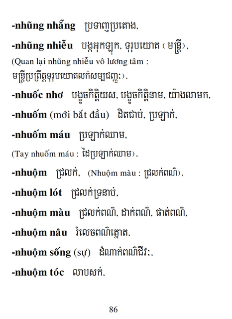 Từ điển Việt Khmer