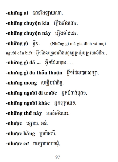 Từ điển Việt Khmer