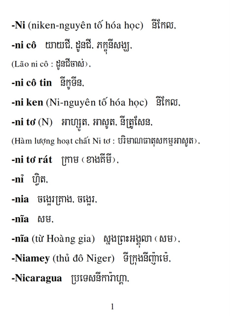 Từ điển Việt Khmer