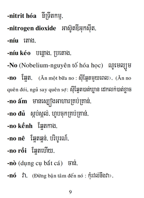 Từ điển Việt Khmer