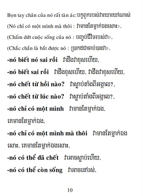 Từ điển Việt Khmer