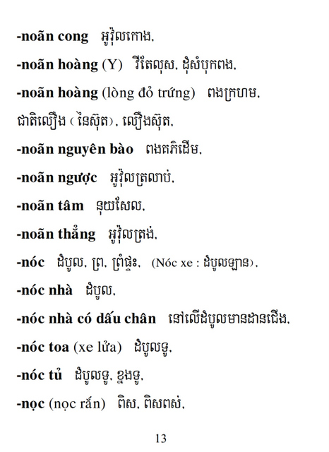 Từ điển Việt Khmer