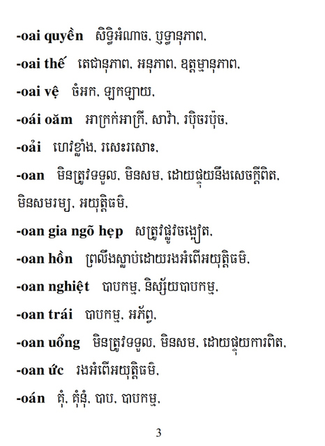 Từ điển Việt Khmer