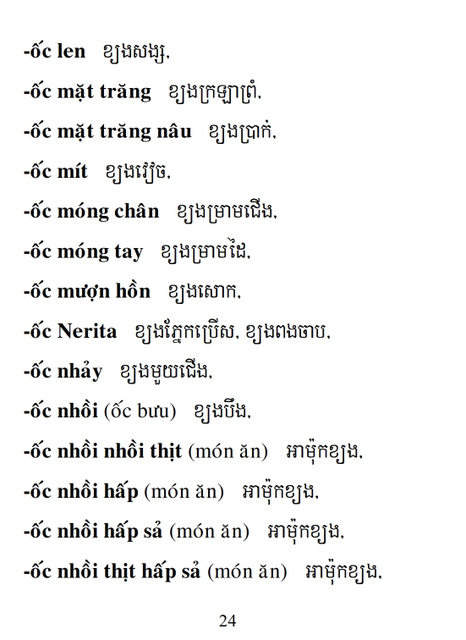 Từ điển Việt Khmer