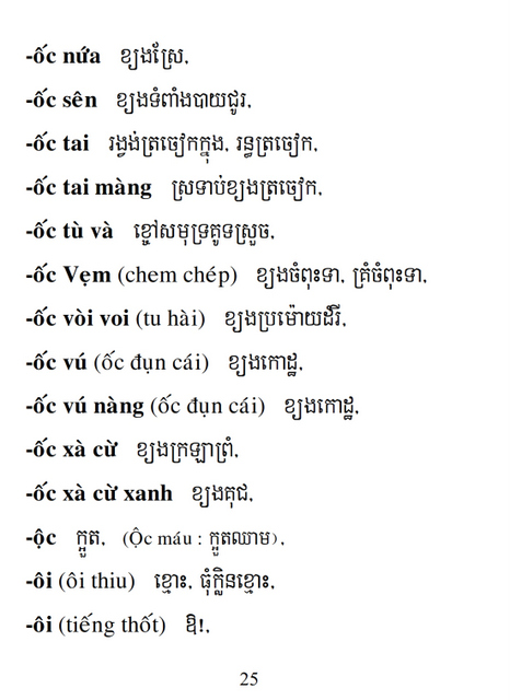 Từ điển Việt Khmer