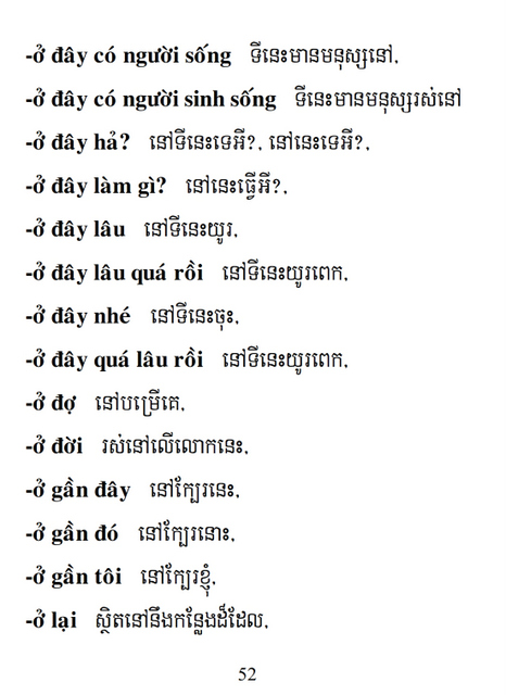 Từ điển Việt Khmer