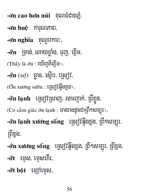 Từ điển Việt Khmer