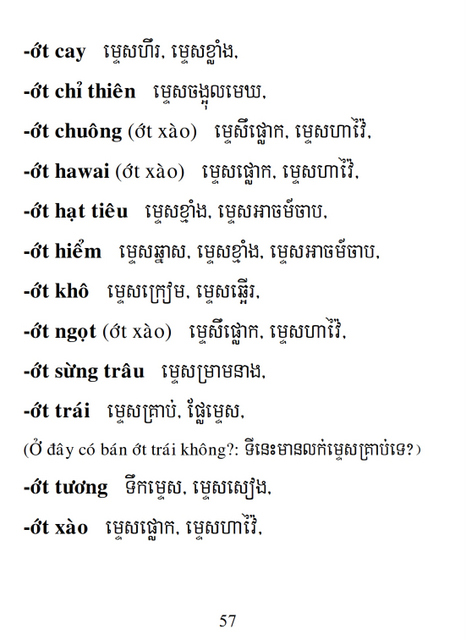 Từ điển Việt Khmer