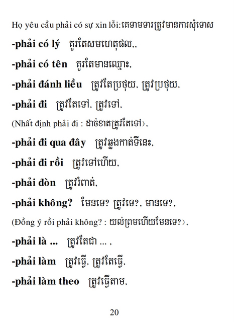 Từ điển Việt Khmer