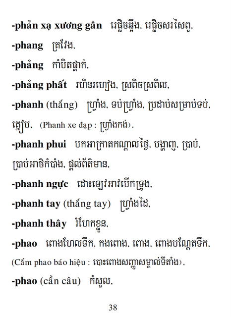 Từ điển Việt Khmer