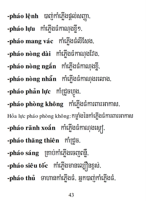 Từ điển Việt Khmer