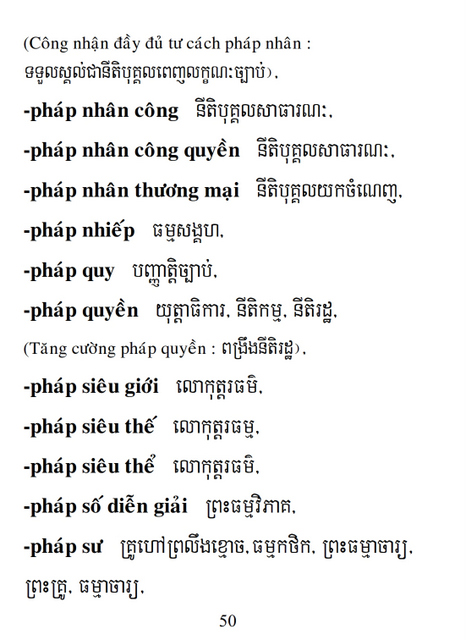 Từ điển Việt Khmer