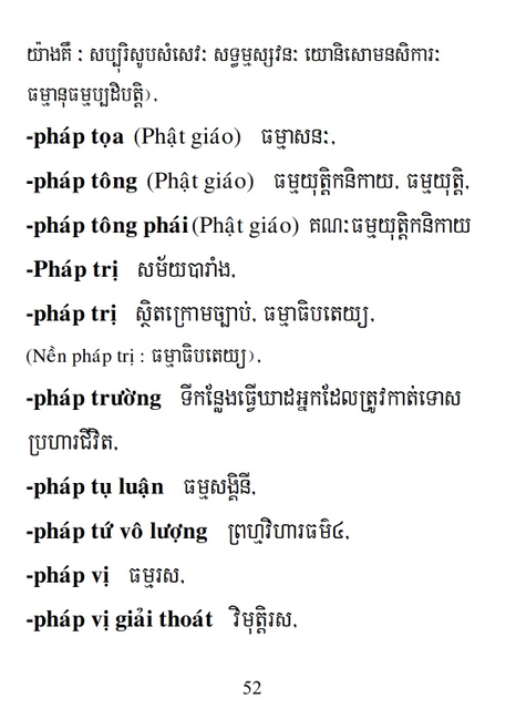 Từ điển Việt Khmer