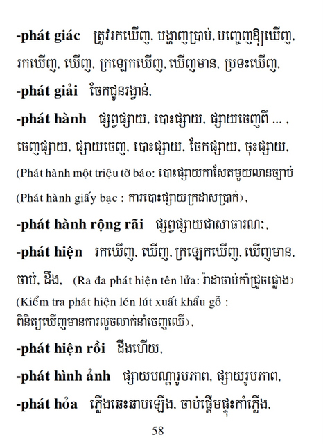 Từ điển Việt Khmer