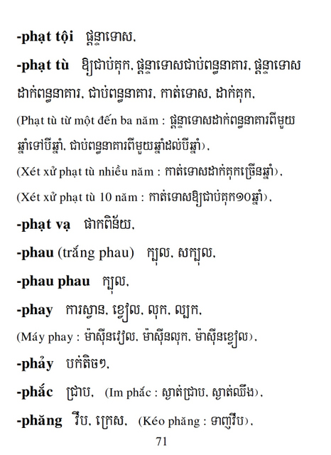 Từ điển Việt Khmer