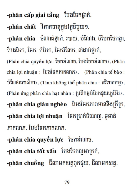 Từ điển Việt Khmer