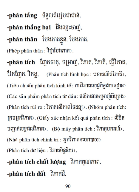 Từ điển Việt Khmer