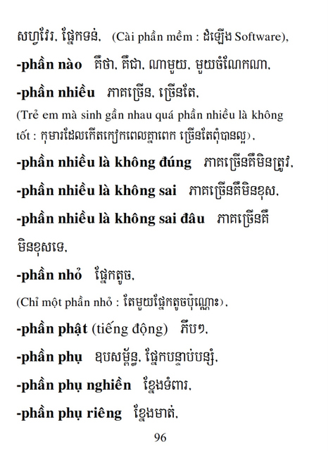 Từ điển Việt Khmer