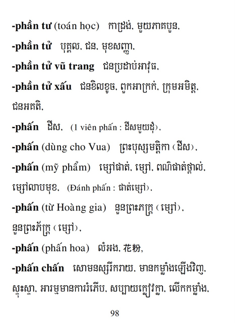 Từ điển Việt Khmer