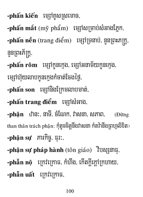 Từ điển Việt Khmer