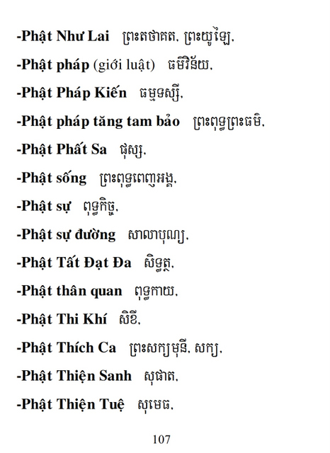 Từ điển Việt Khmer