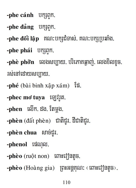 Từ điển Việt Khmer