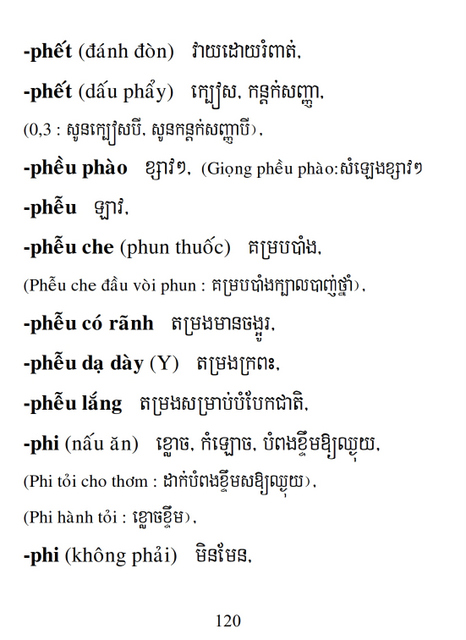 Từ điển Việt Khmer