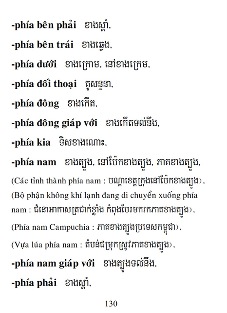 Từ điển Việt Khmer