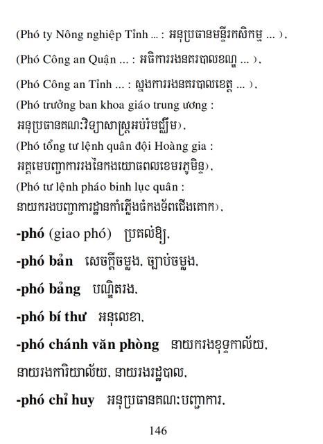 Từ điển Việt Khmer