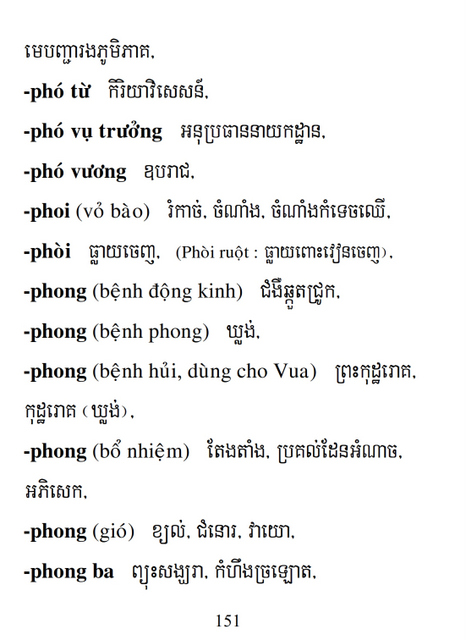 Từ điển Việt Khmer