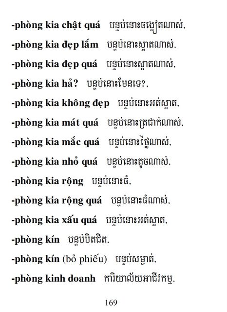 Từ điển Việt Khmer