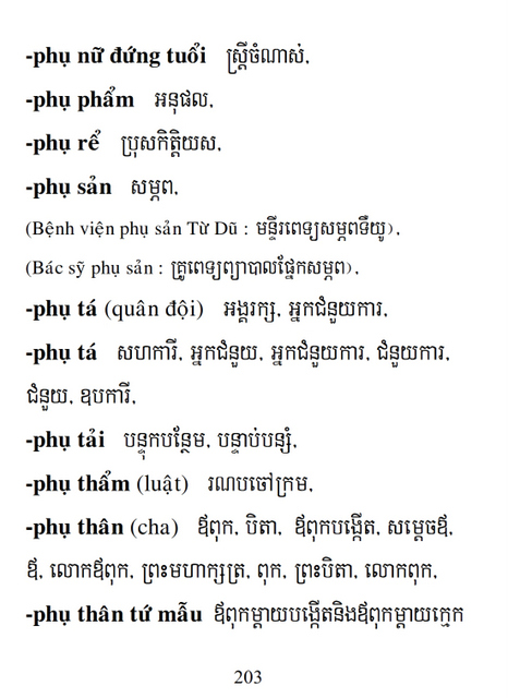 Từ điển Việt Khmer