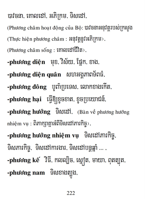 Từ điển Việt Khmer