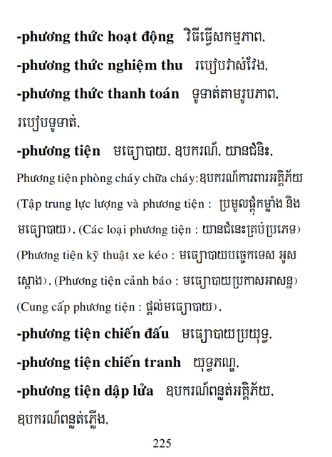 Từ điển Việt Khmer