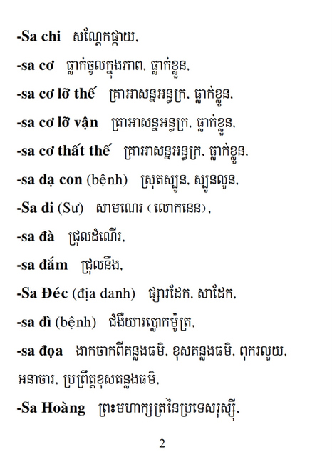 Từ điển Việt Khmer