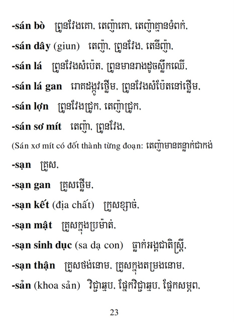 Từ điển Việt Khmer