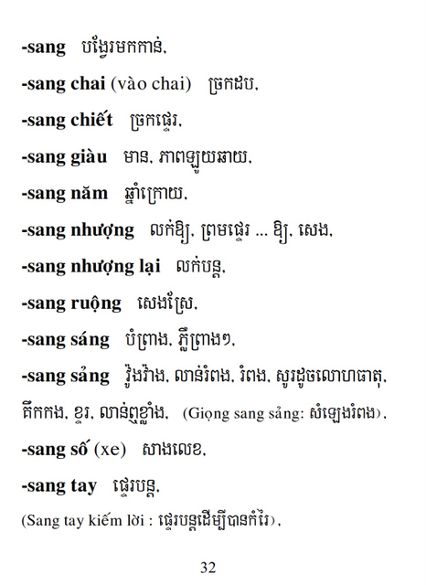 Từ điển Việt Khmer