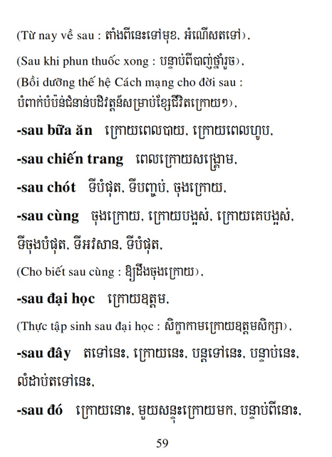 Từ điển Việt Khmer