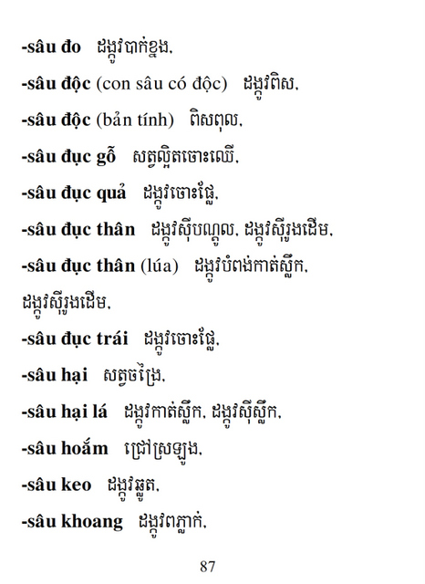 Từ điển Việt Khmer