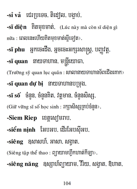 Từ điển Việt Khmer